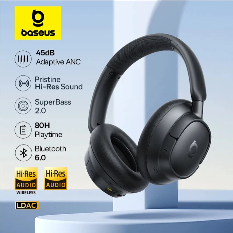 Retro Gaming Headset - 베이스어스 EH10 NC ANC 무선 헤드폰