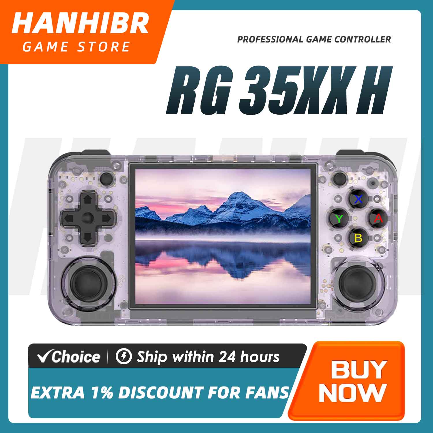 Retro Gaming Anbernic - ANBERNIC RG35XX H 가로형 레트로 게임