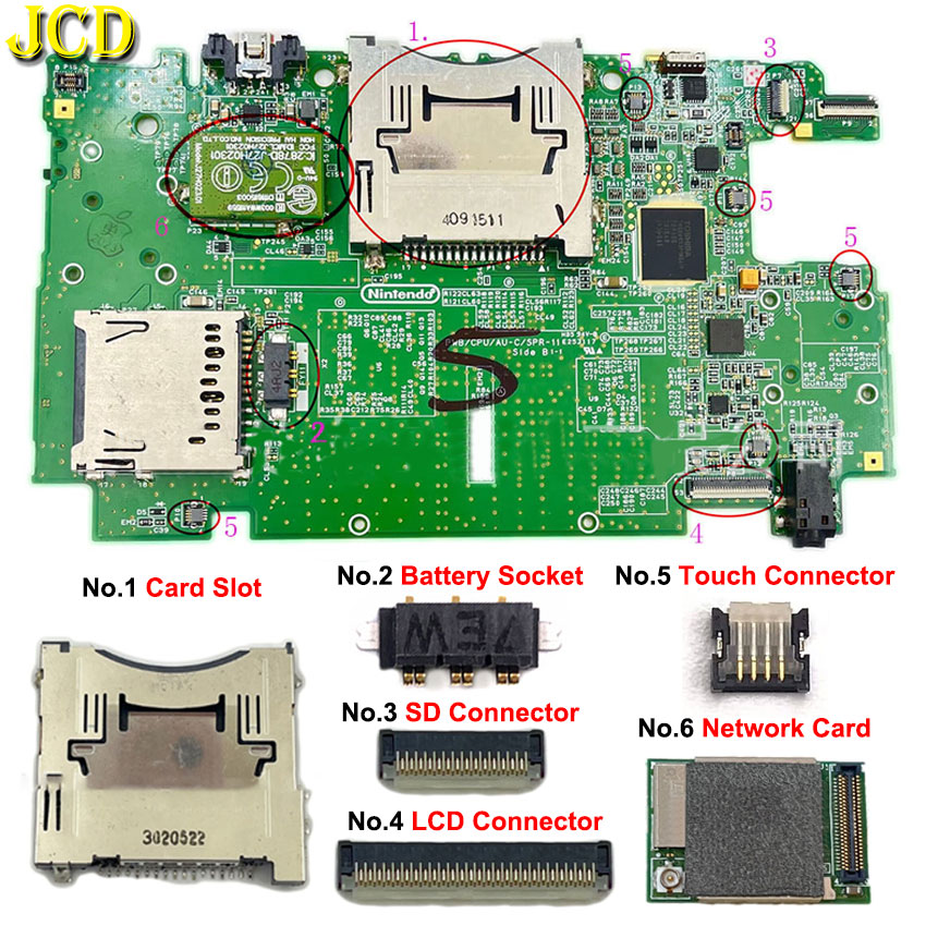 Retro Gaming Repair - 4/29/53Pin FPC 암 소켓 마더 보드