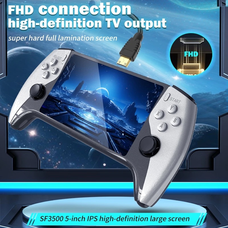 Retro Gaming Pro - SF3500 레트로 휴대용 핸드헬드 비디오 게임
