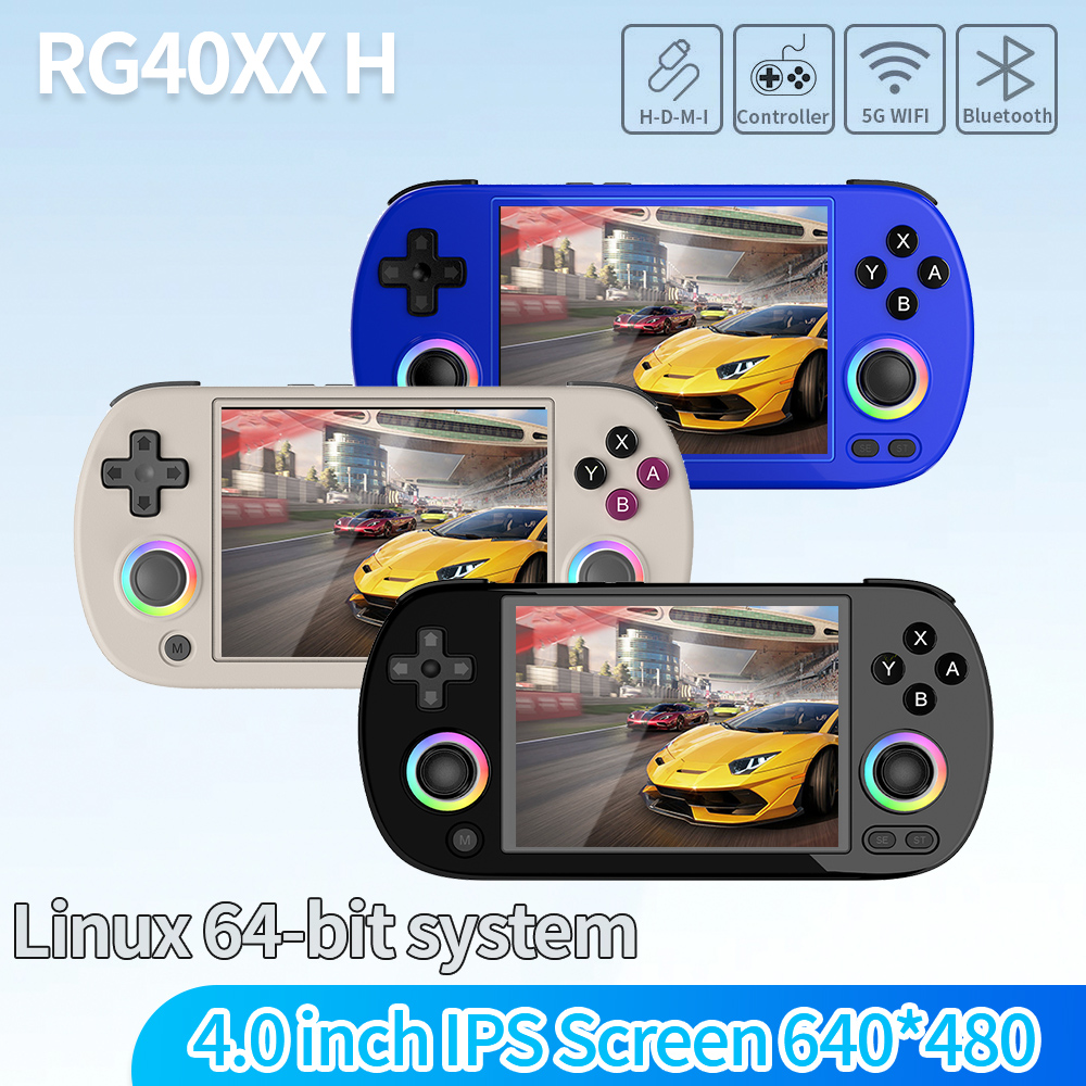 Retro Gaming Anbernic - Anbernic RG40XXH 64비트 리눅스 레트로 휴대용