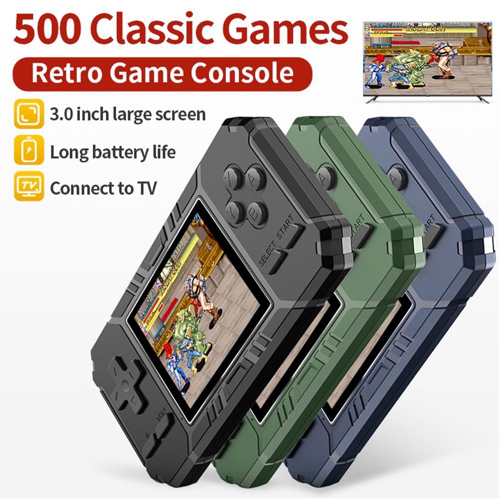 훌륭한! 레트로 휴대용 미니 휴대용 게임 콘솔 8 비트 - Retro Gaming Images 리뷰 및 가격