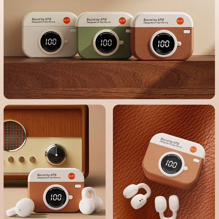 레트로 스타일의 카메라 디자인이 적용된 클립형 오픈 이 - Retro Gaming Headset 리뷰 및 가격