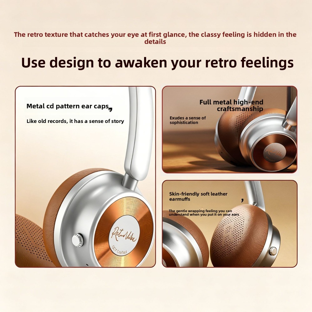 레트로 오버이어 무선 블루투스 헤드폰, 86시간 재생  - Retro Gaming Headset 리뷰 및 가격