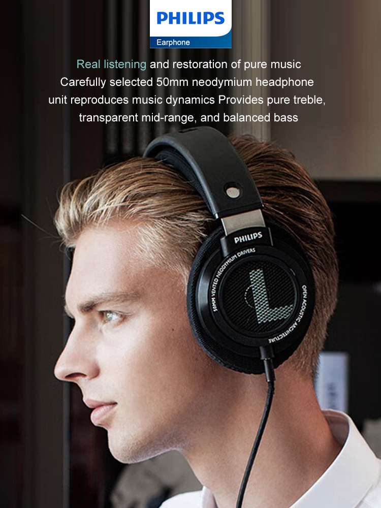 필립스 SHP9500 헤드폰 HiFi 스테레오 유선 이 - Retro Gaming Headset 리뷰 및 가격