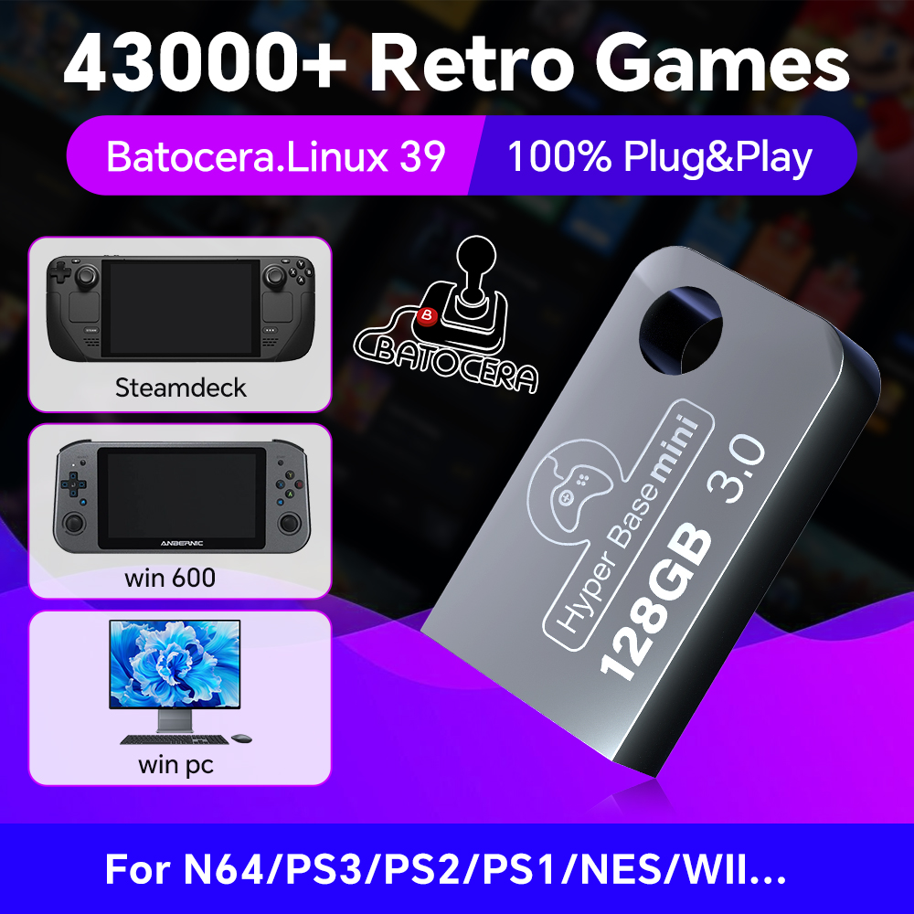 Windows 43000 용 Batocera 128G  - Retro Gaming Ps2 리뷰 및 가격